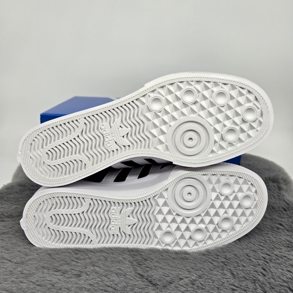 adidas Nizza Platform Mid — Core Black / Cloud White Women's Shoes Size 7.5 New - Picture 7 of 7